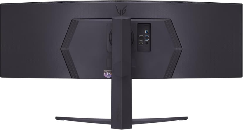 LG 45GR65DC-B Ultragear Curved Gaming Monitor 45-Inch 32:9 QHD 200Hz 1ms UltraWide Display AMD FreeSync Premium Pro VESA DisplayHDR 600 HDMI 2.1 x2 DP UBS x3 Tilt/Height/Swivel Stand - Black