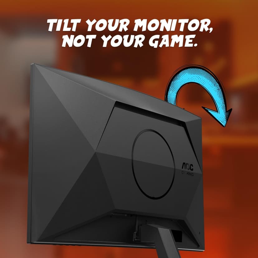 AOC CQ32G4VE 32" Curved Frameless Gaming Monitor 2K QHD, 1500R Curved VA, 180Hz, 0.5ms Response Time, 2X Display Port, 2X HDMI, Gaming Console Compatible, 3-Year Zero Dead Pixel Guarantee