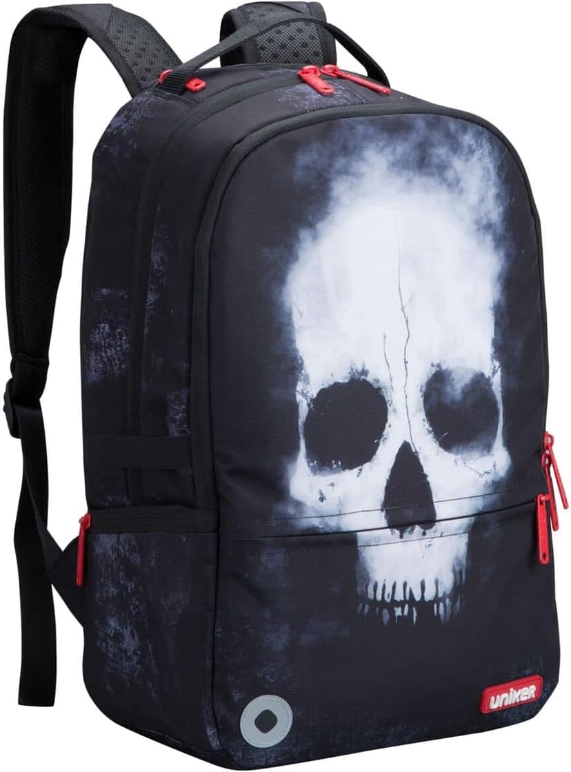 UNIKER Travel Laptop Backpack,Graffiti Backpack for Work,Men Daypacks Black,Designer Laptop Bag for 15.6 Inch,College Backpack Call of Duty Gamers