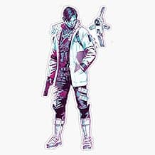 Apex Legends - Crypto 80s Retro Sticker Vinyl Bumper Sticker Decal Waterproof 5"
