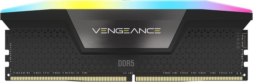 CORSAIR VENGEANCE RGB DDR5 RAM 32GB (2x16GB) 7000MHz CL34 Intel XMP iCUE Compatible Computer Memory - Black (CMH32GX5M2X7000C34)
