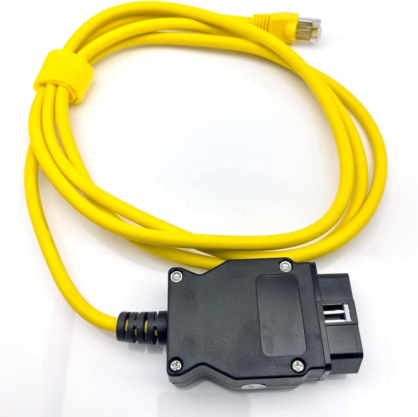 Enet Cable BMW Ethernet to OBD Interface for BMW Diagnostics and Coding Bootmod3 Bimmercode E-SYS ICOM Coding F-Series Car Diagnostic Tool (1.85m)