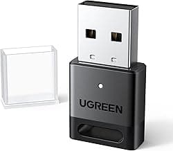 UGREEN USB Bluetooth Adapter, 5.4 Dongle for PC, Plug & Play for Windows 11/10/8.1, Bluetooth Receiver & Transmitter for Keyboard/Mouse/Headphone/Speakers/Printer