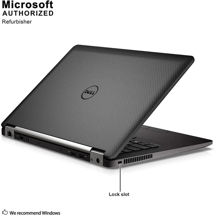 Dell Latitude E7470 14in Laptop, Core i5-6300U 2.4GHz, 8GB Ram, 256GB SSD, Windows 10 Pro 64bit (Renewed)