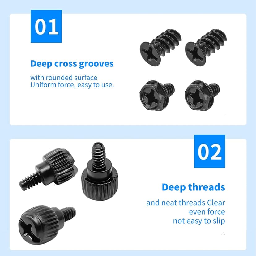 420pcs Computer Screws, Motherboard Standoffs Kit for Motherboard Laptop Computer Case PC Fan HDD SSD Hard Drive Computer Fan Replacement Screws