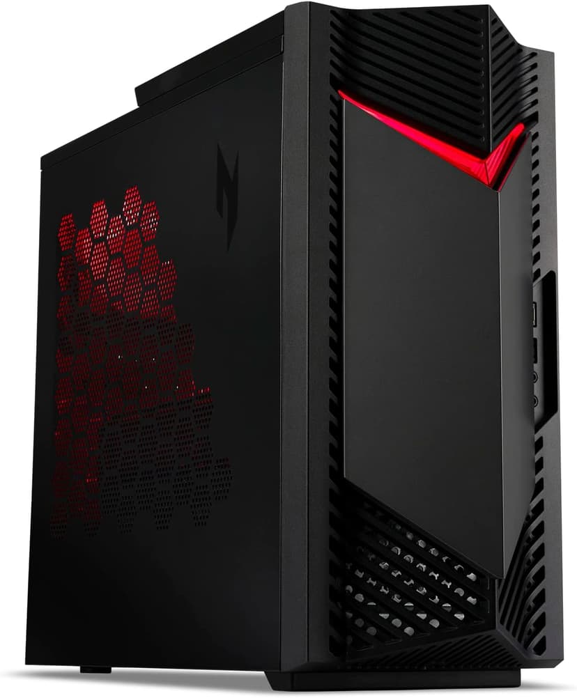 Acer Nitro 50 N50-656-UR16 Gaming Desktop | Intel Core i7-14700F 20-Core Processor | NVIDIA GeForce RTX 4060 | 16GB DDR5 5600MHz | 1TB PCIe Gen 4 SSD | Intel Wi-Fi 6E AX211 | Windows 11 Home