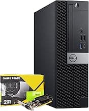 Dell Gaming PC Desktop PC 5060 (SFF) with GeForce GT1030 2GB DDR5 Graphics | Hexa Core i5 8th Gen Up to 4.1Ghz | 32GB DDR4 RAM 512GB SSD Storage | 4K Support | Windows 11 Pro -64 bit (Renewed)