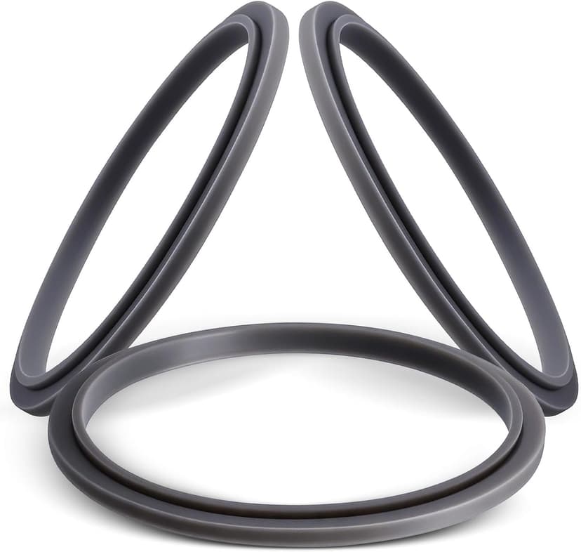 3 PCS Blender Gasket Replacement, Rubber Seal Rings Suitable for Nutribullet 900 Series Blenders with 600W and 900W (3 Pieces)