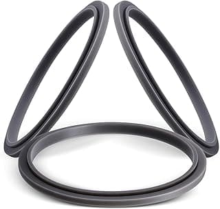 3 PCS Blender Gasket Replacement, Rubber Seal Rings Suitable for Nutribullet 900 Series Blenders with 600W and 900W (3 Pieces)