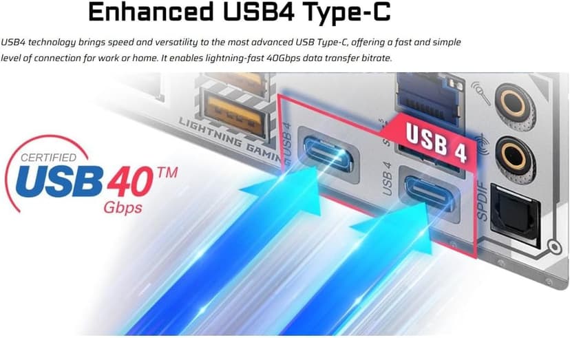 ASRock X870 Steel Legend WiFi 7 AMD Ryzen Socket AM5 ATX Motherboard DDR5 DIMMs 8000 MHz 256 GB SATA3 6.0 Gb/s USB4 M.2