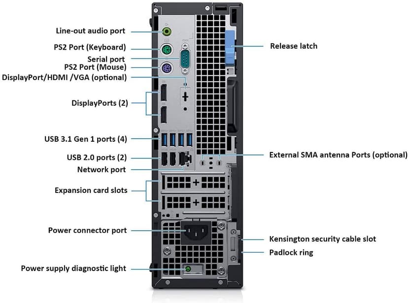 Dell OptiPlex 7070 SFF Desktop Computer PC, Intel 8 Core i7-9700 3.0GHz up to 4.70GHz,32GB DDR4 Ram New 1TB NVMe M.2 SSD,AX210 Built-in WiFi 6E,Windows 11 Pro, Wireless Keyboard & Mouse (Renewed)