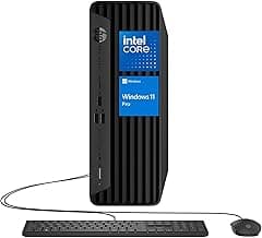 HP ProDesk G9 SFF Desktop Computer| 13th Core i3 CPU| Dual 4K Display Support| 32GB RAM, 1TB SSD| WiFi| Bluetooth| HDMI, USB, RJ-45| Windows 11 Pro| Wired Keyboard & Mouse| Business & Personal Use