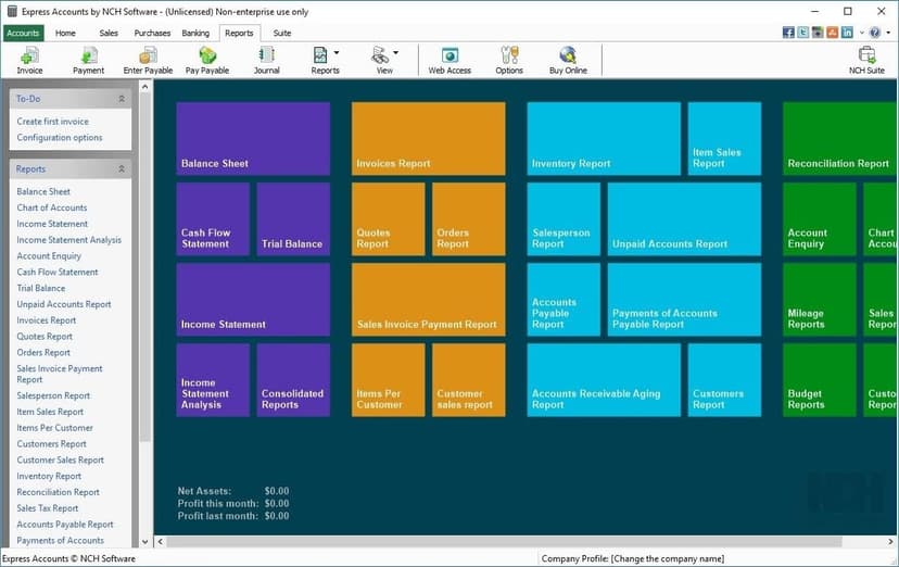 Express Accounts Accounting Software Free [PC Download]