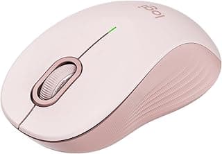 Logitech Signature M550 Wireless Mouse - for Small to Medium Sized Hands, 2-Year Battery, Silent Clicks, Customizable Side Buttons, Bluetooth, Multi-Device Compatibility - Rose