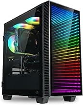 Empowered PC Continuum Micro Gaming Desktop - NVIDIA GeForce RTX 5060 Ti 16GB, AMD 8-Core Ryzen 7 5700X CPU, 32GB RAM, 2TB NVMe SSD, WiFi, Windows 11 Pro - RGB Gamer Computer