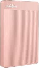UnionSine 500GB Ultra Slim Portable External Hard Drive USB3.0 HDD Storage Compatible for PC, Desktop, Laptop,Mac, Xbox One, Xbox 360, PS4(Pink) HD-2510