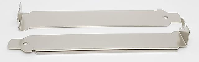 Pc Accessories - Connectors Pro 10-PK PC Computer Back Slot Cover 12cm Height & 2cm Width, PCI L Blank Stainless Steel Bracket, 10-Pack