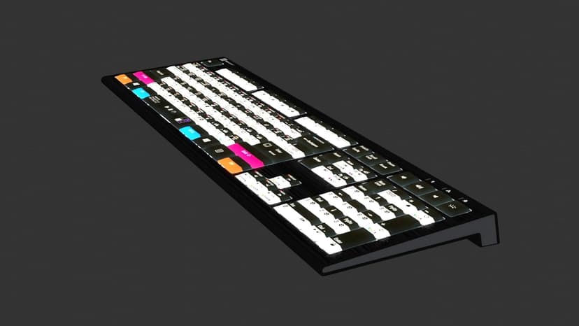 Logickeyboard Backlit 'Astra2' Filmmaker Keyboard • Combo-Designed for Both Adobe Premiere Pro & After Effects on Windows PC • p/n LKB-AEPP-A2PC-US