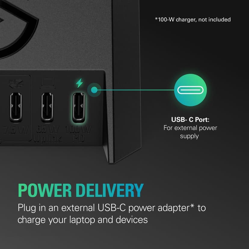 Elgato USB Hub – For Stream Deck +, 2 USB-C Ports/2 USB-A Ports, Power Delivery, SD/microSD Card Reader – USB-C, Mac/PC, Stream Deck & Power Supply Not Included