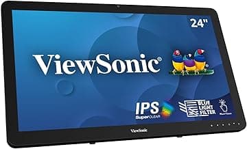 ViewSonic TD2430 24 Inch 1080p 10-Point Multi Touch Screen Monitor with HDMI and DisplayPort