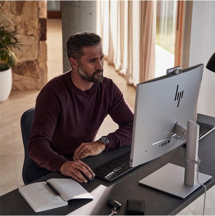 2025 HP EliteOne 840 G9 All-in-One AIO Business Desktop Computer (23.8" FHD IPS, Intel Core i7-14700, 64GB DDR5 RAM, 2TB SSD) Wi-Fi 6E, BO Audio, 5MP Webcam, KB& Mouse, Wolf Pro Security, Win 11 Pro