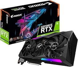 GIGABYTE AORUS GeForce RTX 3070 Master 8G Graphics Card, 3X WINDFORCE Fans, 8GB 256-bit GDDR6, GV-N3070AORUS M-8GD Video Card