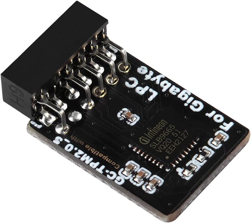 TPM2.0 Module LPC 12Pin Module with Infineon SLB9665 for Gigabyte Motherboard Compatible with GC-TPM2.0_S