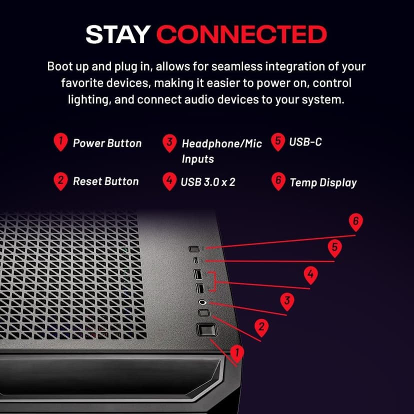 Skytech Gaming Legacy 4 Desktop PC, Ryzen 7 9800X3D 4.7 GHz (5.2 GHz), AMD RX 7900XTX 24GB, X670 Board, 2TB Gen4 NVMe SSD, 32GB DDR5 RAM 6000 RGB, 1000W Gold ATX 3 PSU, 360mm ARGB AIO, Wi-Fi, Win 11