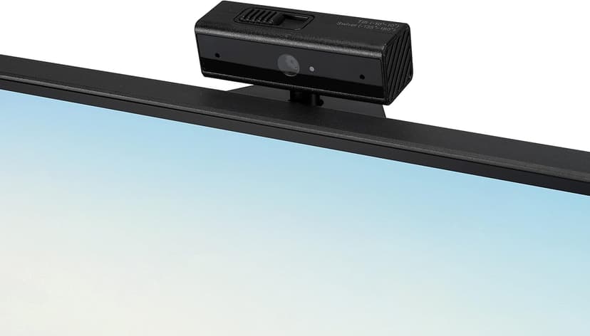 ASUS 27” 1080P Video Conference Monitor (BE279QSK) - Full HD, IPS, Built-in Adjustable 2MP Webcam, Mic Array, Speakers, Eye Care, Wall Mountable, Frameless, HDMI, DisplayPort, VGA, Height Adjustable