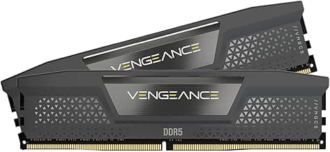 Corsair VENGEANCE DDR5 64GB (2x32GB) DDR5 6000MHz CL30 AMD EXPO Intel XMP iCUE Compatible Computer Memory – Gray (CMK64GX5M2B6000Z30)