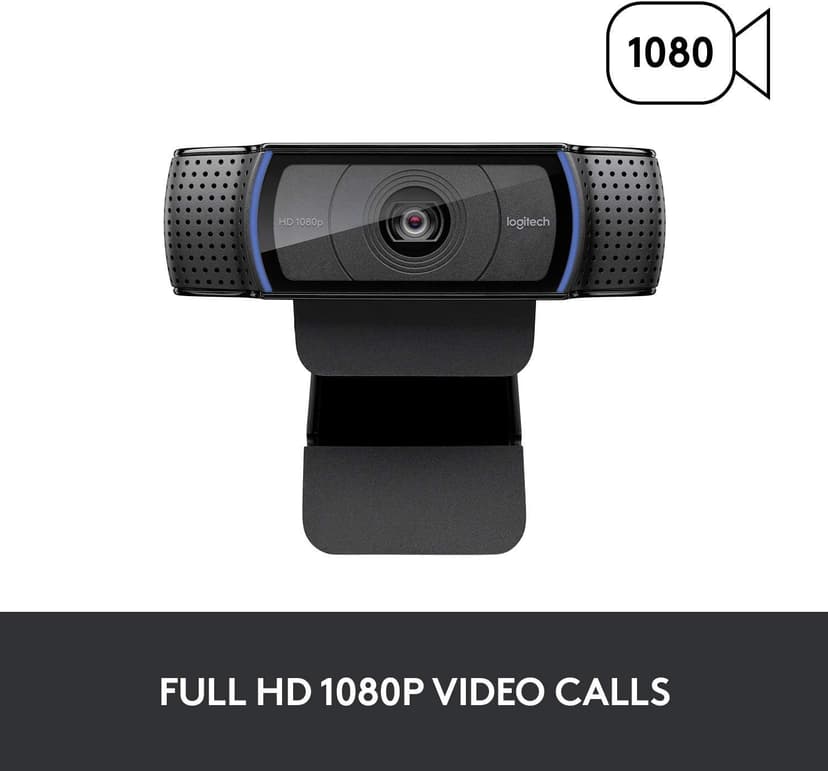 Logitech C920 Hd Pro Webcam (Black) Black