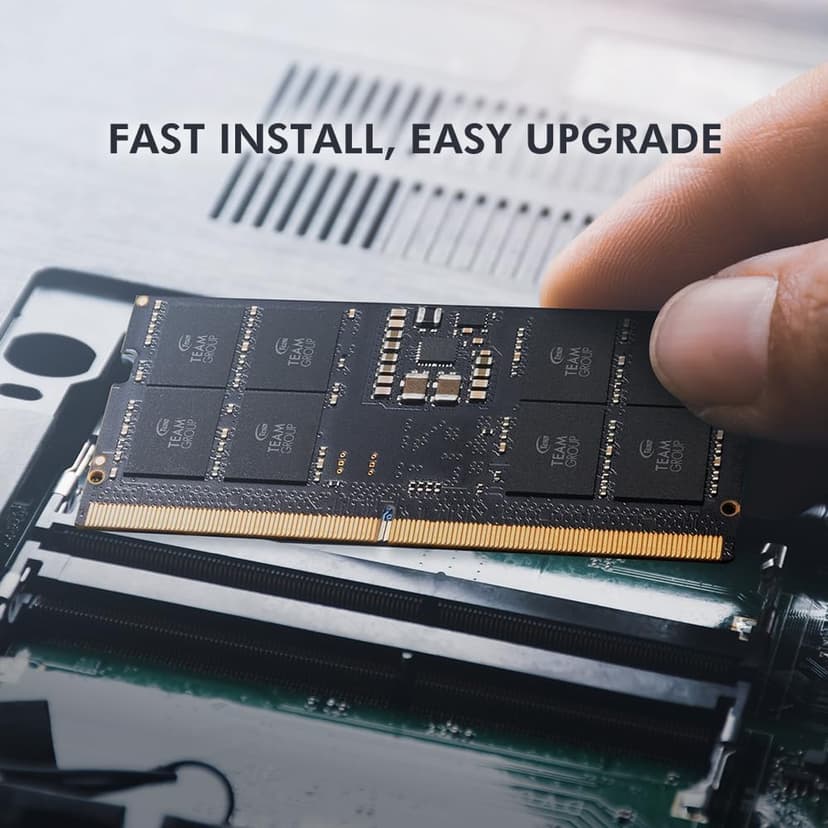 TEAMGROUP Elite SODIMM DDR5 32GB (2x16GB) 5600Mhz (PC5-44800) CL46 Non-ECC Unbuffered 1.1V 262 Pin Laptop Memory Module Ram - TED532G5600C46ADC-S01