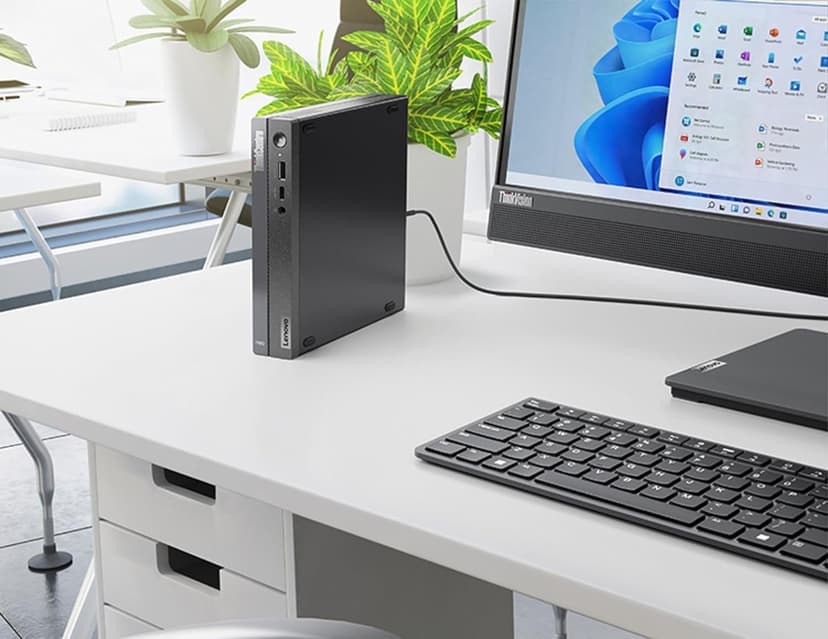 Lenovo ThinKCentre neo 50q Gen 4 Tiny 1L Business Mini Desktop Computer, 13th Gen Intel 8-Core i5-13420H (Beat i7-1355U), 16GB DDR4 RAM, 512GB PCIe SSD, 2 DisplayPorts, WiFi 6, Win 11 Pro, Vent-Hear