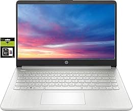 HP 14" Laptop Stream Ultral Light for Students and Business, Quad-core Intel Celeron Processor, 16GB RAM, 256GB Storage (128GB eMMC+128GB Ghost Manta SD Card), 1 Year Office 365, HDMI, Win 11