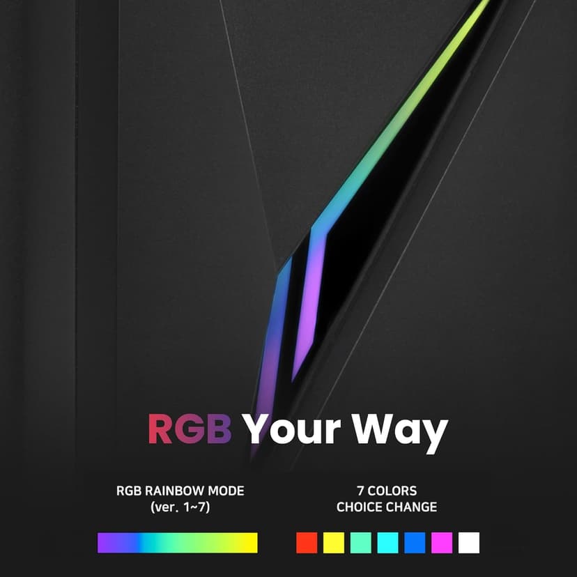 Zalman Raven ATX Mid Tower PC Case - RGB Lighting Strip, Full Tinted Tempered Glass Side Panel, 1 x Pre-Installed 120mm Fan, USB 3.0, Desktop Gaming Computer Case