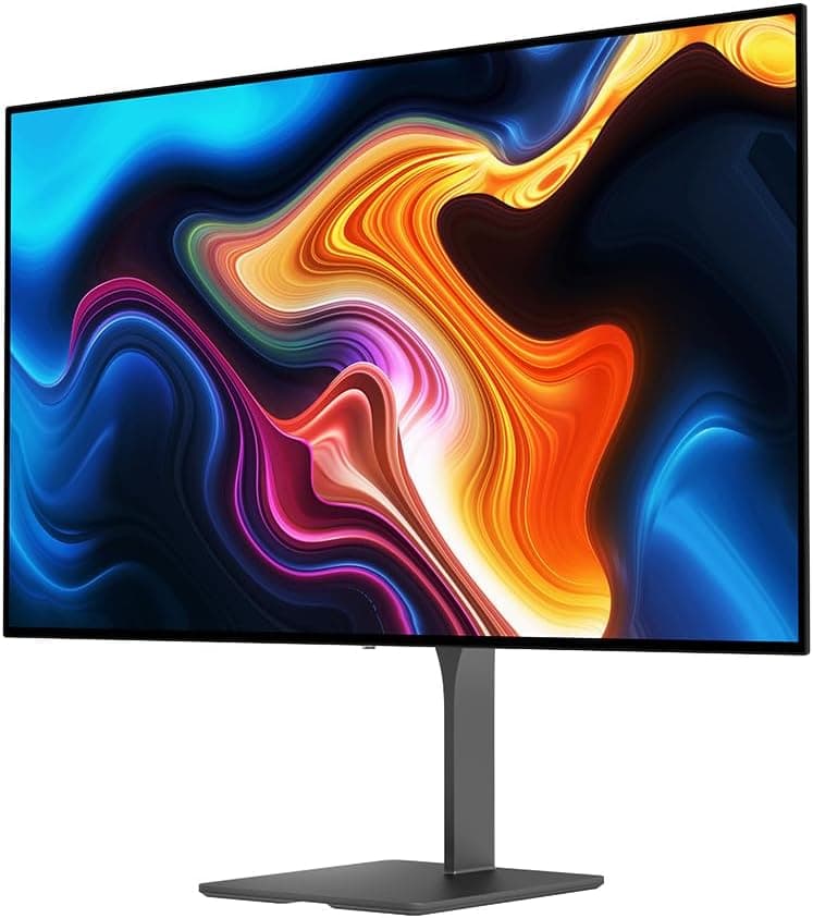 DOUGH Spectrum Black 32" ES07EFE 4K 240Hz Dual-Mode OLED with Gorilla Glass Monitor and Stand ES07D04 Bundle (Monitor with Stand)