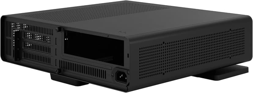Fractal Design Ridge Black - PCIe 4.0 Riser Card Included - 2X 140mm PWM Aspect Fans Included - Type C USB - m-ITX PC Gaming Case