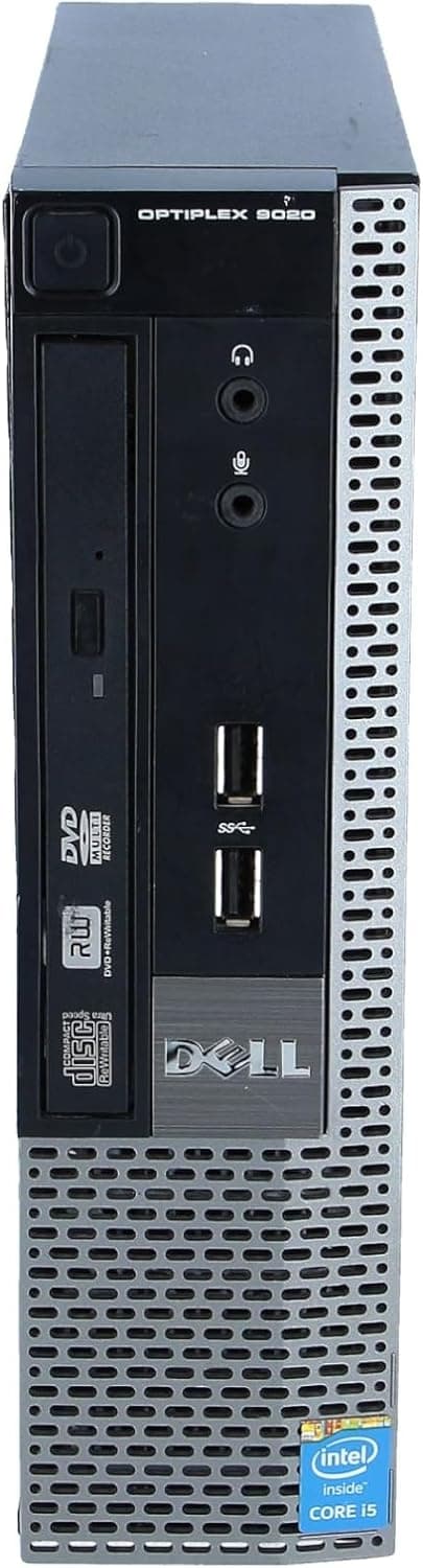 Dell OptiPlex 9020 USFF Desktop PC Computer, Core i5-4570s, 16GB RAM, 256GB SSD, Keyboard and Mouse, DisplayPort, VGA, Windows 11 Pro (Renewed)