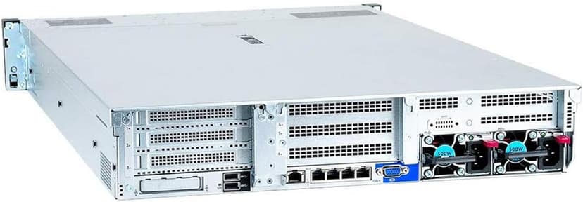 HPE ProLiant DL380 Gen10 2U Rack Server Bundle with Dual Xeon 6130 2.10 GHz, 256GB DDR4 Memory, 7.68TB Enterprise SSD Storage, RAID, Dual Power, iLO, Rail Kit