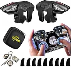 13 in 1 PUBG Mobile Triggers Combo, L2R2 4 Triggers Mobile Phone Controller for PUBG/Fortnite/Call of Duty/Rules of Survival, Aim & Fire Trigger for iPhone & Android Phones