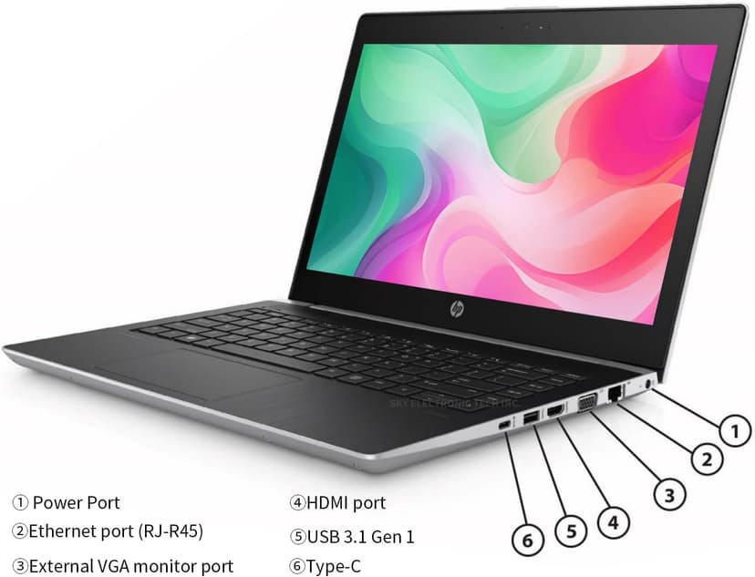 HP Probook MT31 Mobile Thin Client 13.3" Laptop, Intel Celeron 3867U 1.8Ghz, 8GB RAM, 128GB SSD, HDMI, Type-C, Windows 11 Pro 64bits (Renewed)