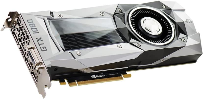 EVGA GeForce GTX 1080 Founders Edition, 8GB GDDR5X, LED, DX12 OSD Support (PXOC) Graphics Card 08G-P4-6180-KR