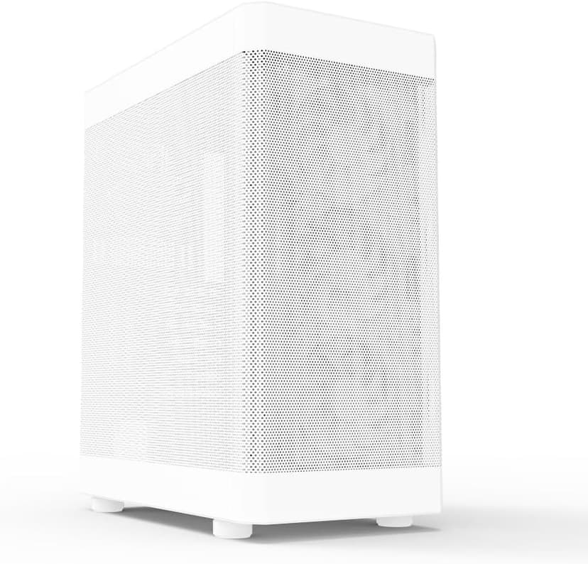 Zalman i4 Airflow Full Mesh Mid Tower ATX Desktop PC Case, 6 x 120mm Quiet Fans Pre-Installed, Vertical GPU Mount & 360mm Radiator Support, White