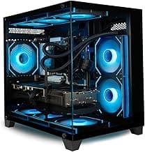 Panorama Gaming PC Desktop (NVD GeForce RTX 5080, Intel 24-Core i9-14900KF Processor, 96GB DDR5 RAM, 2x2TB Gen4 NVMe SSD, WiFi 6E, HDMI, Windows 11 Pro) Best 2025 Prebuilt Tower RGB Gamer Computer