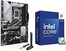 MICRO CENTER CPU Motherboard Combo - Intel i9-14900K 14th Gen 24-Cores LGA 1700 Desktop Processor with ASUS Z790 Gaming WIFI7 Motherboard