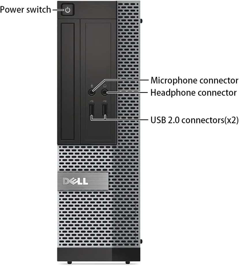 DELL Optiplex 3020 SFF Desktop PC - Intel Core i5-4570 3.2GHz 8GB 500GB DVDRW Windows 10 Professional (Renewed)']