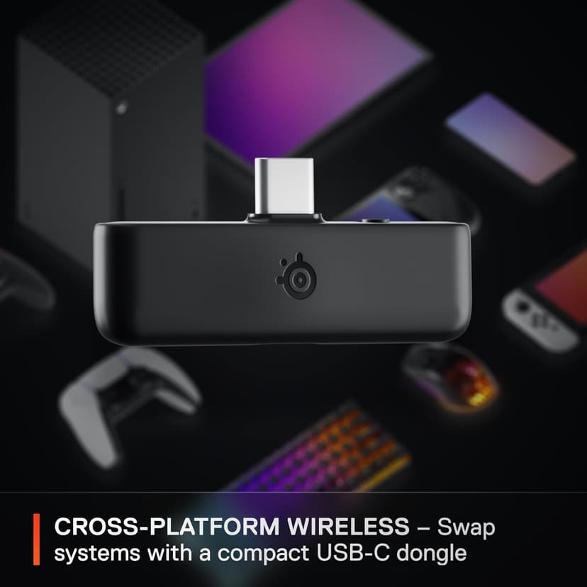 SteelSeries Arctis Nova 5X Wireless Multi-System Gaming Headset — Neodymium Magnetic Drivers — 100+ Audio Presets — 60 HR Battery — 2.4GHz or BT — ClearCast Gen2.X Mic — Xbox, PC, PS, Switch, Mobile