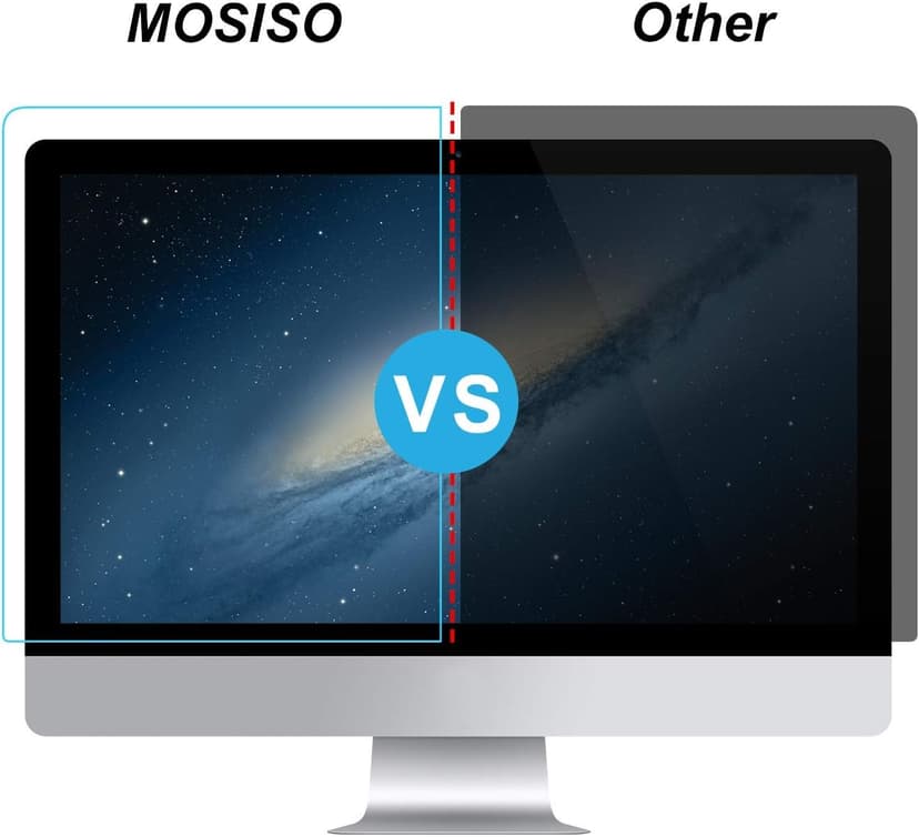 MOSISO 23-24 inch Computer Blue Light Blocking Screen Protector Anti-UV Eye Protection Filter Film Panel for Diagonal 23,23.6,23.8,24 inch 16:9 Widescreen Desktop PC LED Monitor(21.26x13.39 inch/LxW)