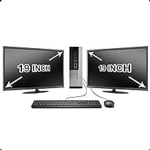 Dell Optiplex 790 Core i5 3.1GHz, 1TB Hard Drive, 16GB Memory, Windows 10 x64, Dual 19 Monitors (Renewed)