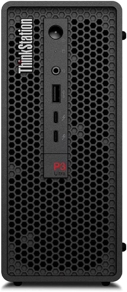Lenovo ThinkStation P3 SFF i7, 64GB RAM, 1TB SSD, Windows 11 Pro, RTX A2000 12GB Bundled with ThinkVision T34w 34” Curved 2K UWQHD, MK650 Wireless Keyboard & Mouse, Gel Mouse & Wrist Pad